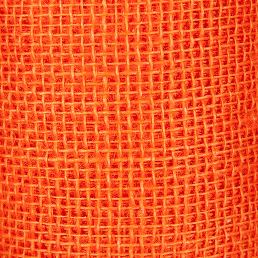 Jute Tischband orange, 30 cm x 10 m