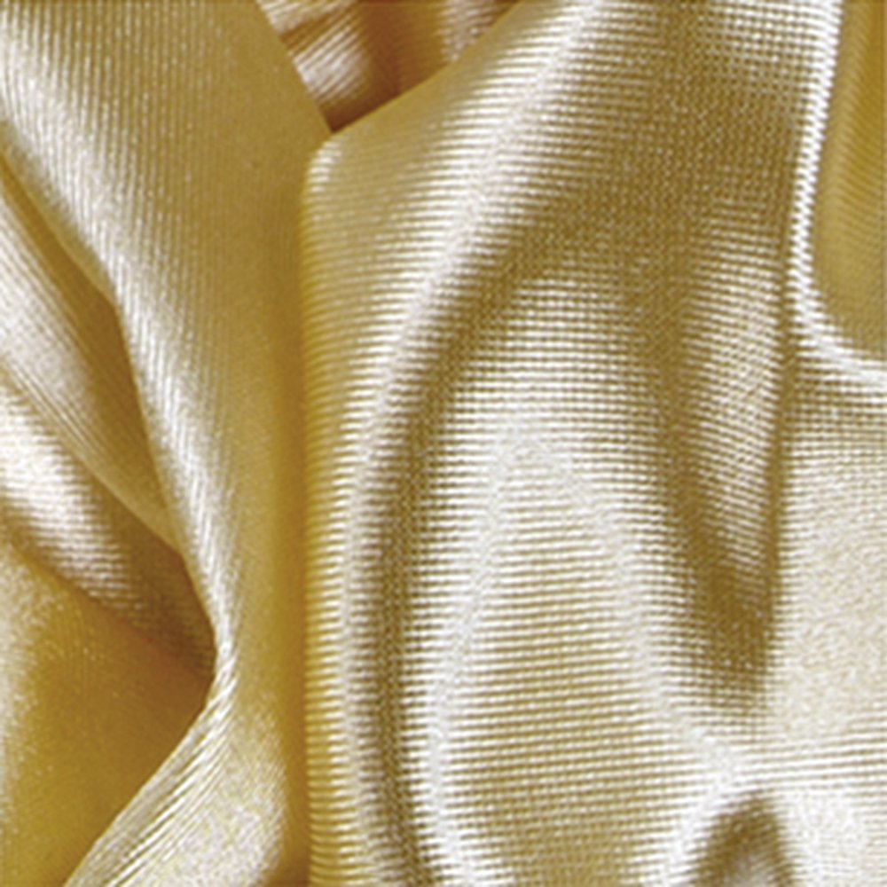 Stoff Trilobe gold-glänzend, 145 cm breit