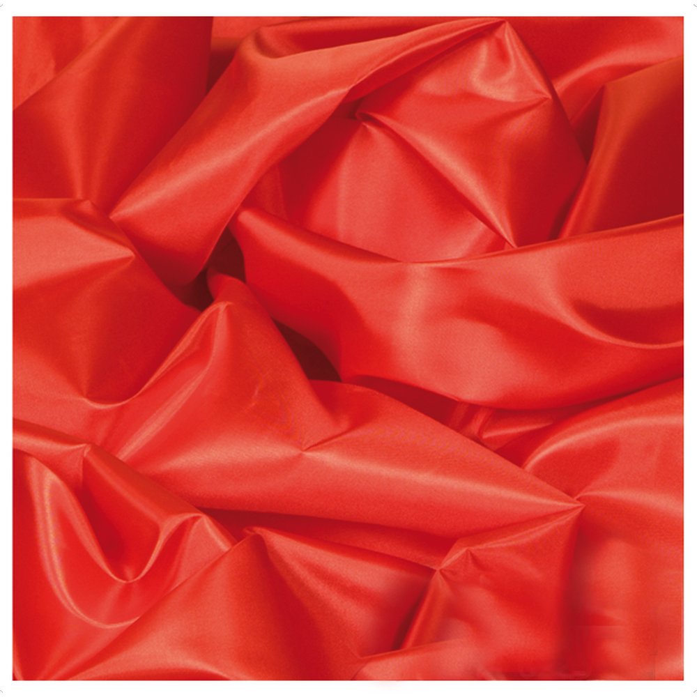 Polyester-Taft FR Stoff rot, 150 cm breit, schwer entflammbar