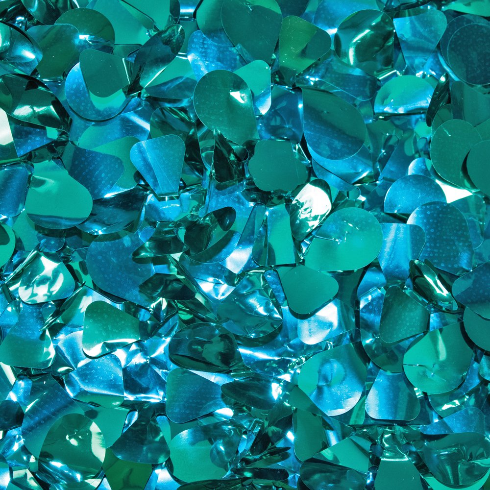 Effektfolie metallic blaugrün, B90 cm, lfmtr.