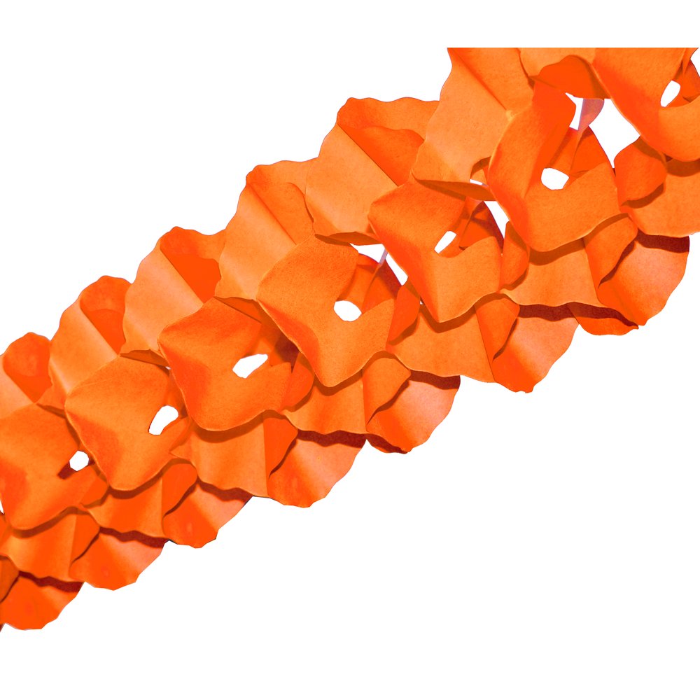 Girlande orange, Ø 25 cm, 10 m