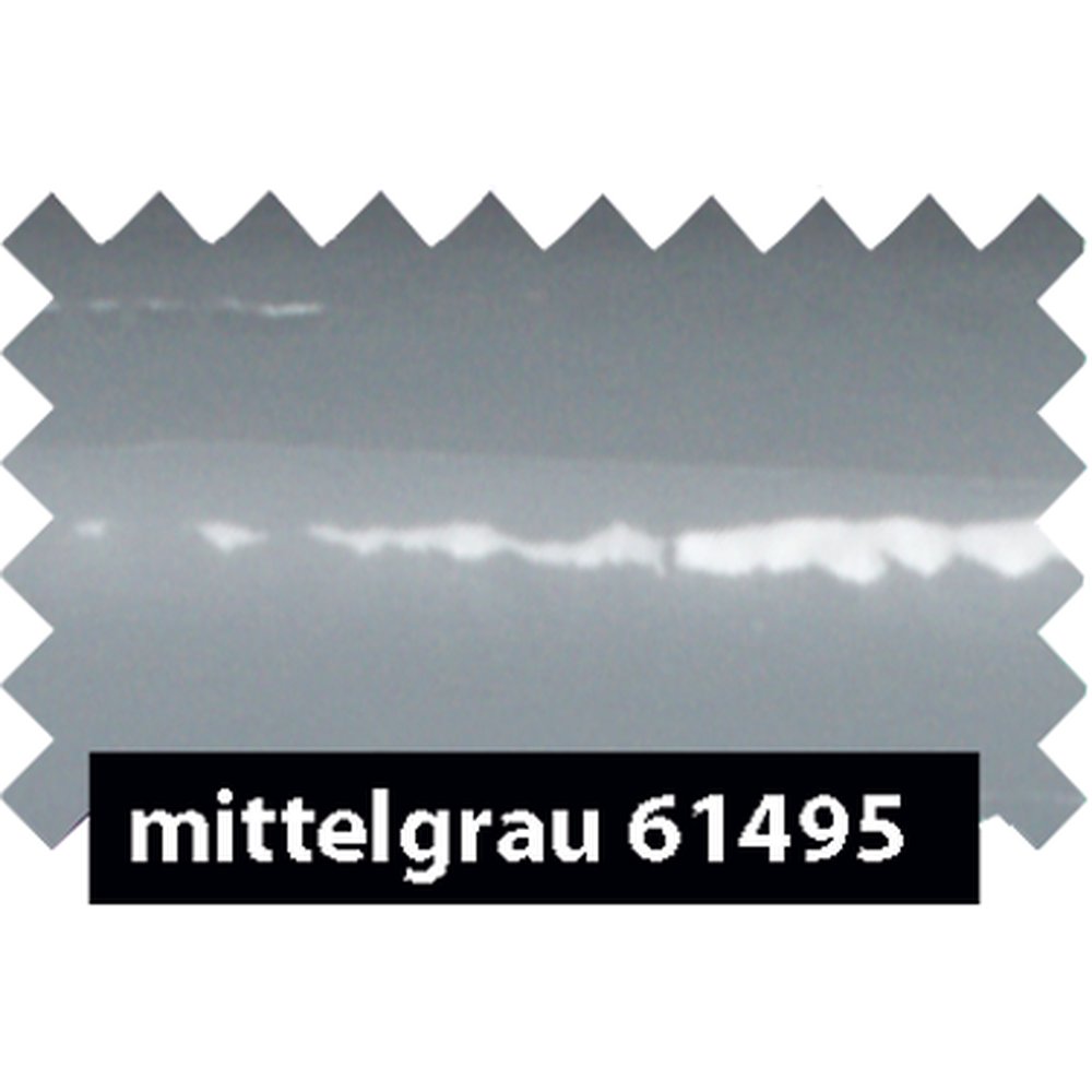 Lackfolie mittelgrau, 130 cm breit, doppellagig