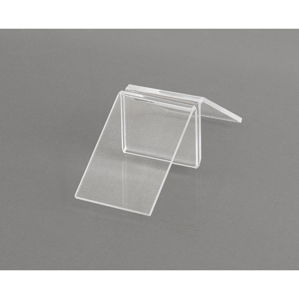 Plexiaufsteller für Elemente transparent, 5 x 13,5 x H 4,5 cm
