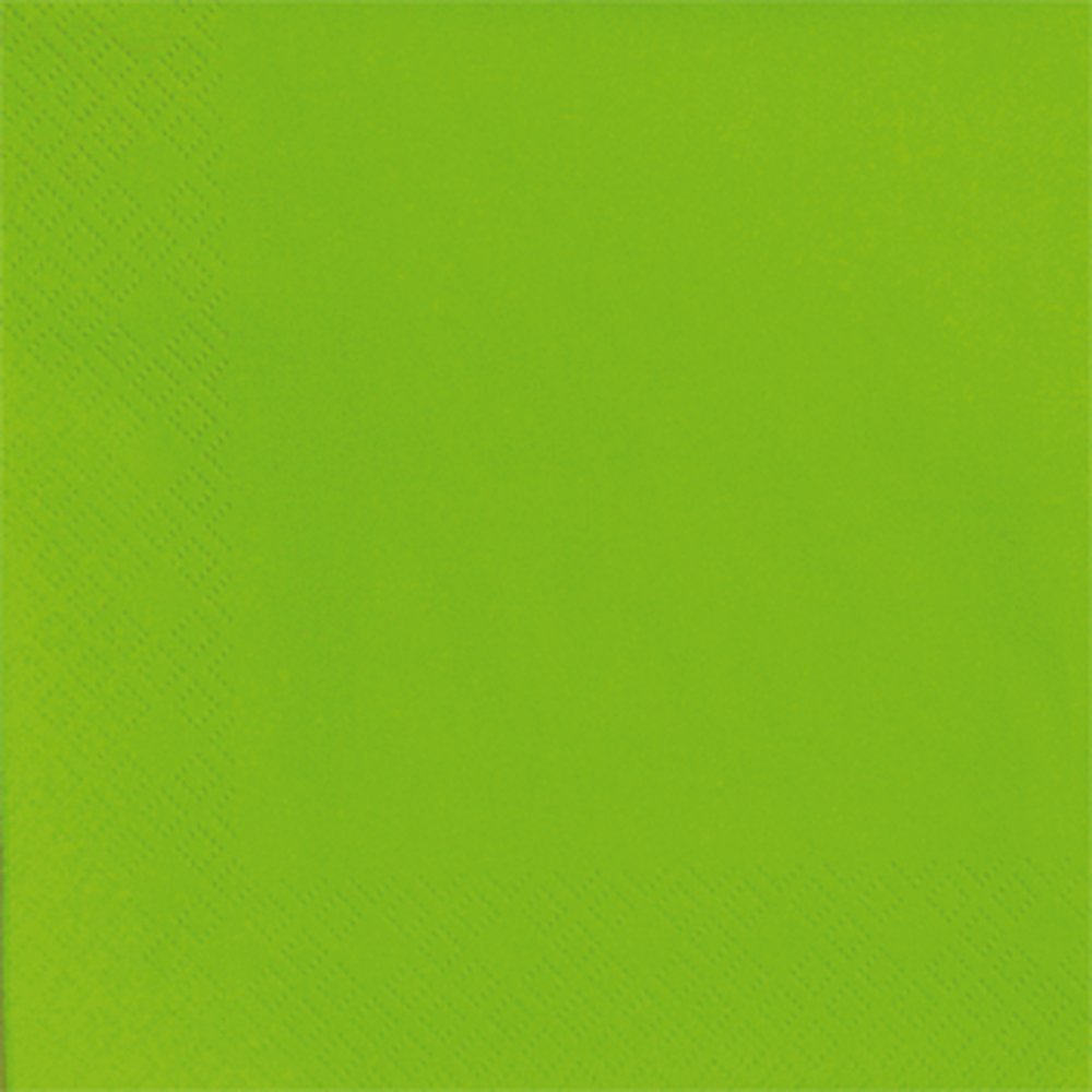 Servietten Deluxe Deco maigrün, 20 Stück 33 cm