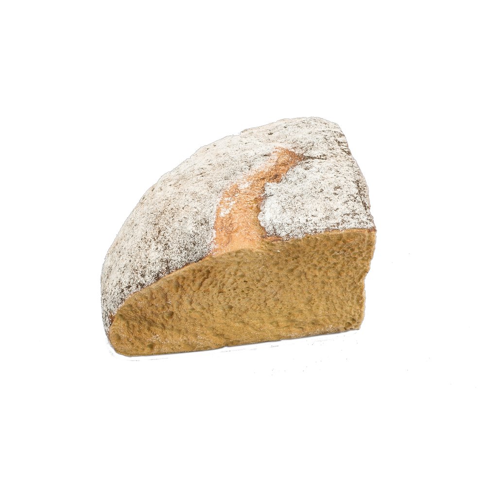 Brot-Viertel Attrappe, 20 x 15 x 8 cm