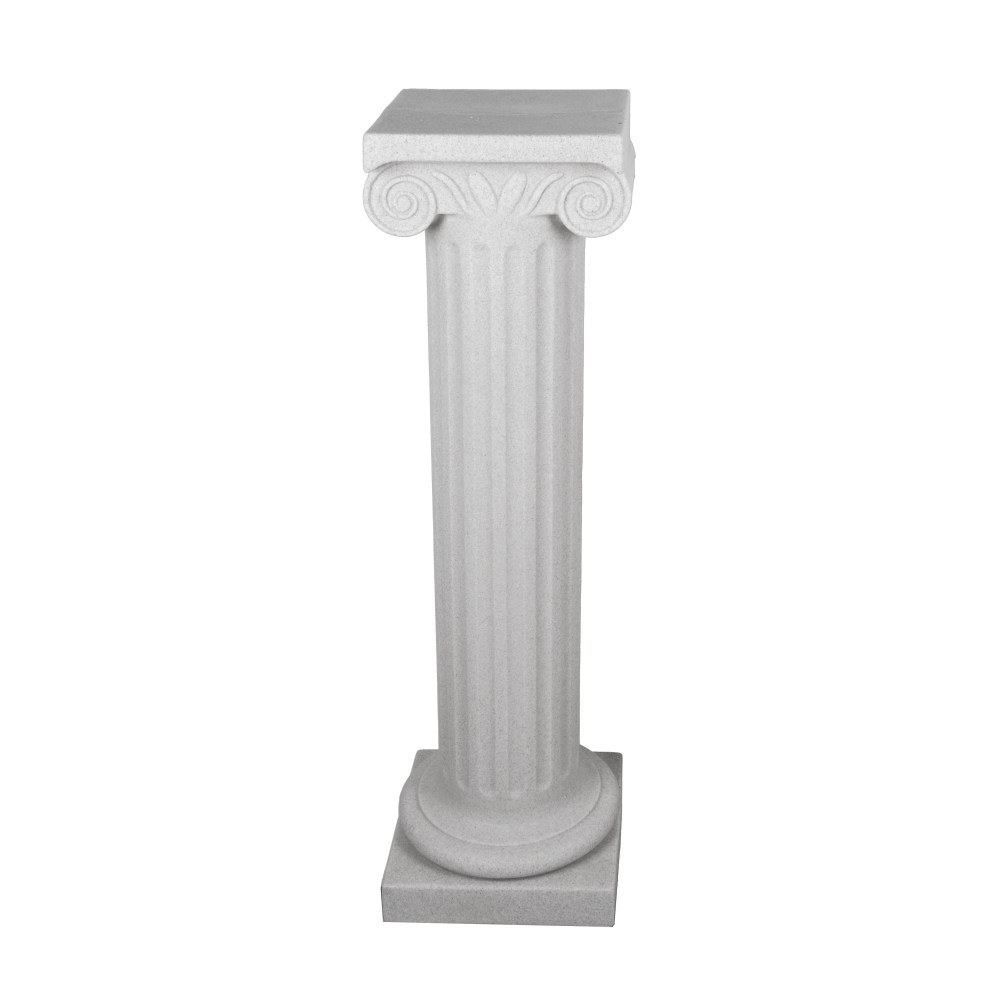 Säule Kunststoff grau Höhe 100 cm