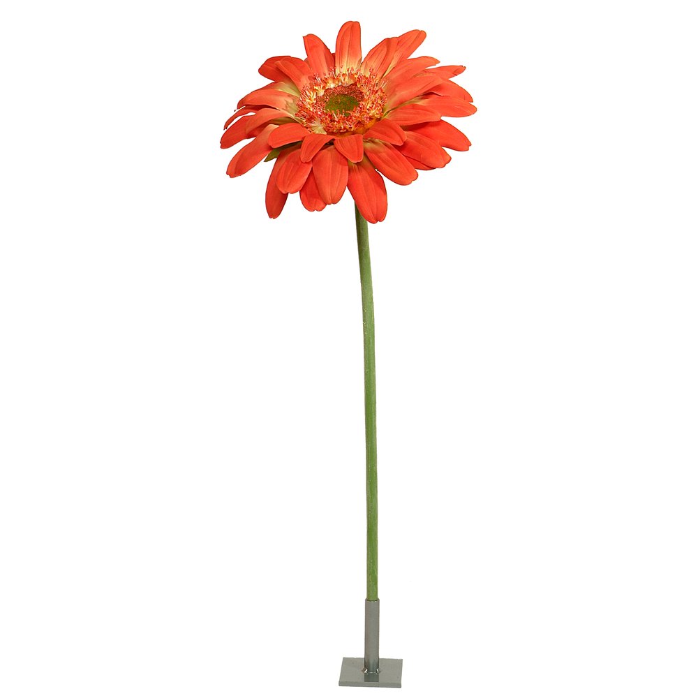 Gerbera Blume XL orange, 100 cm, Ø 40 cm