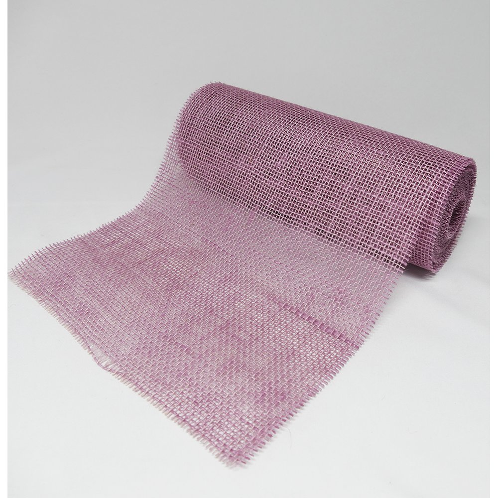 Jute Tischband altrosa, 30 cm x 10 m