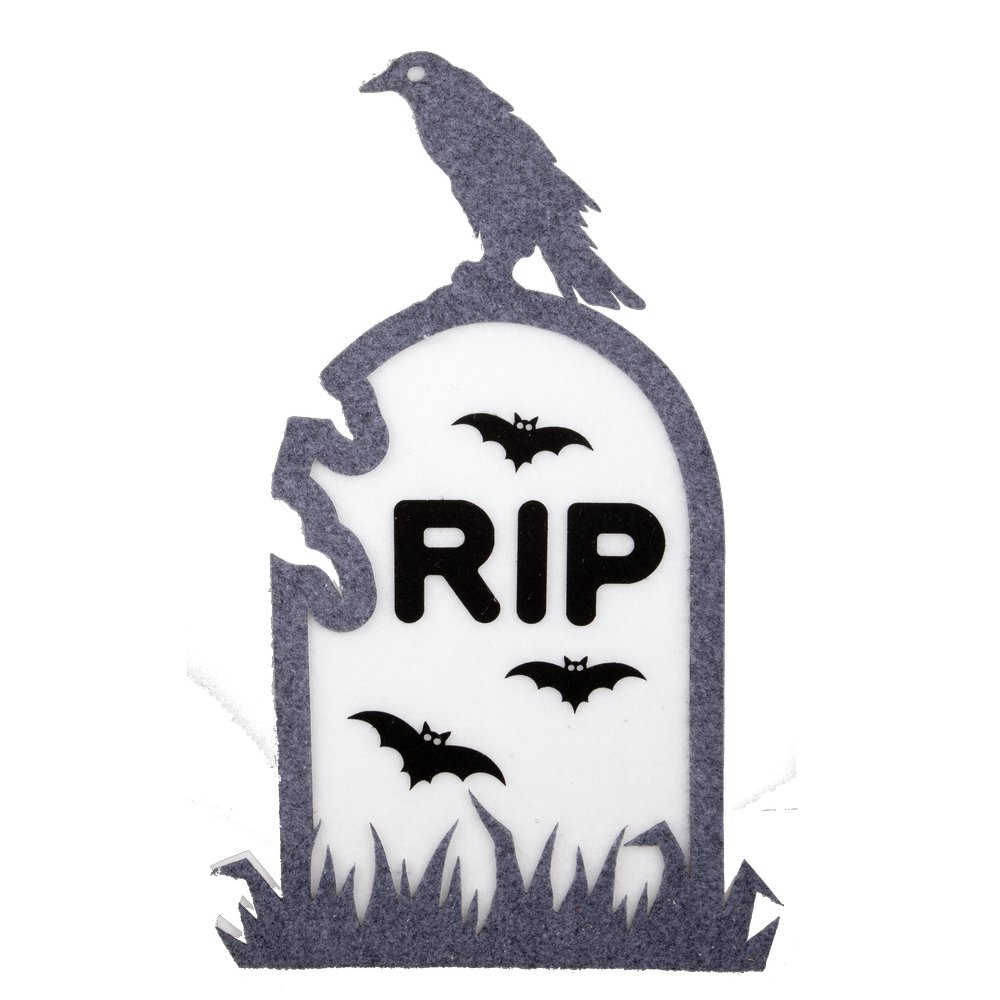 Grabstein RIP Scream, 40 x 64 cm