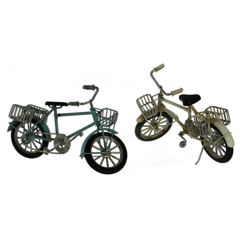 Fahrrad Metall 1 Stück, 16 x 5,5 x 9 cm, farblich sortiert