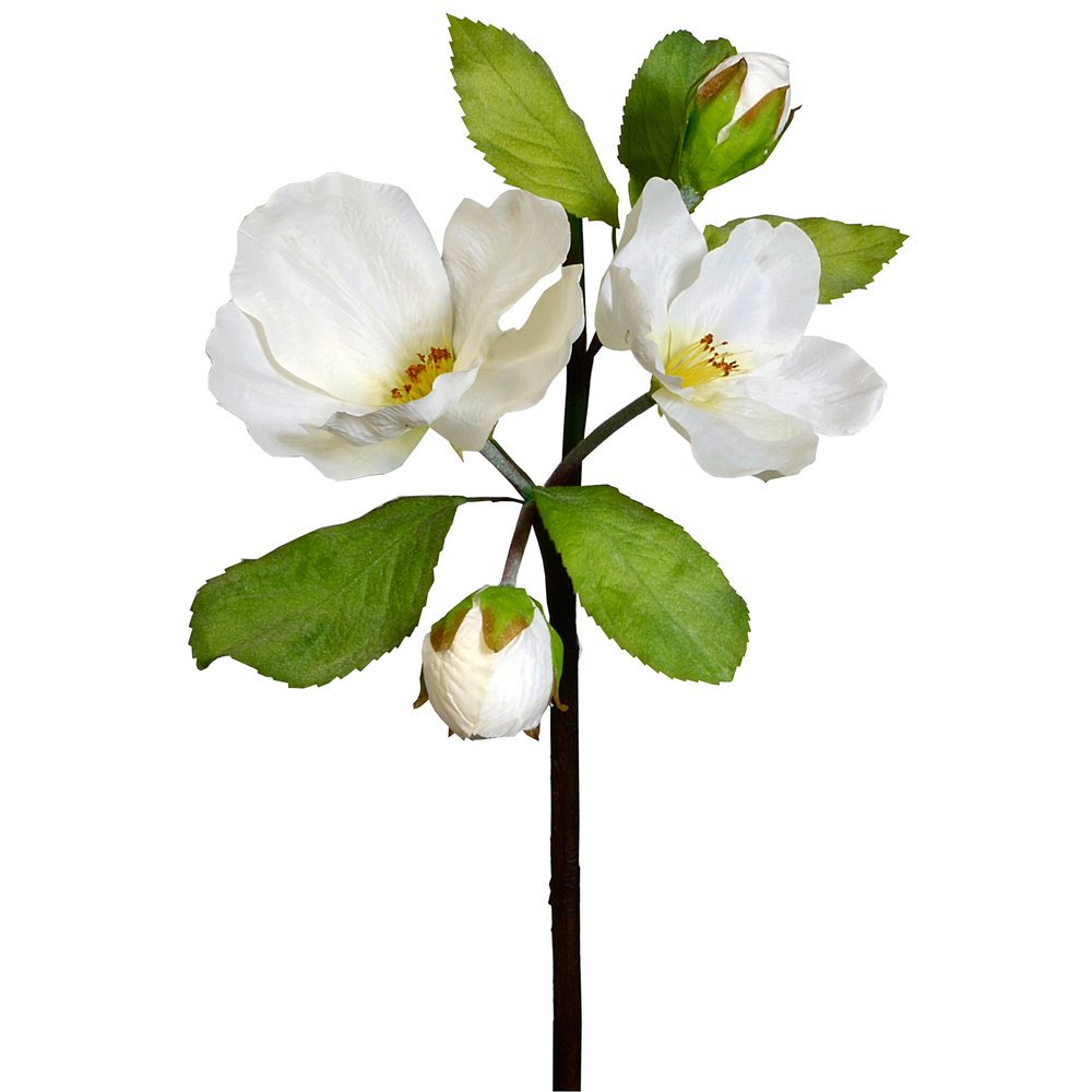 Blütenzweig XXL weiß, 120 cm