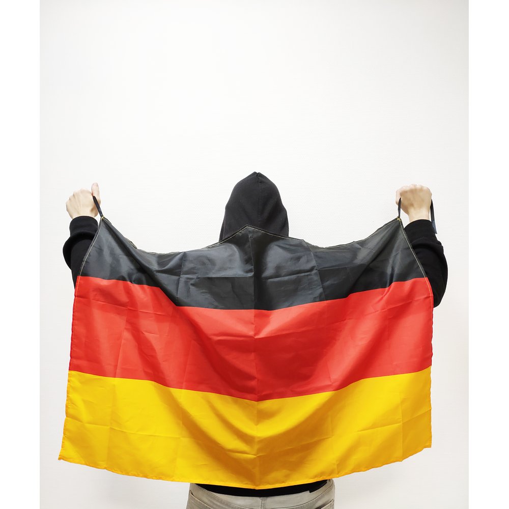 Fan Fahne Deutschland 100 x 70 cm schwarz-rot-gold