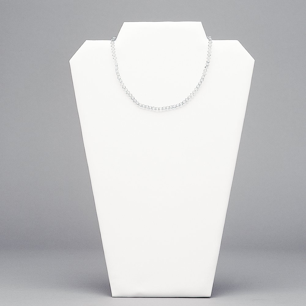 Collierpräsenter Schmuckpräsentation weiß, 22 x 32 cm