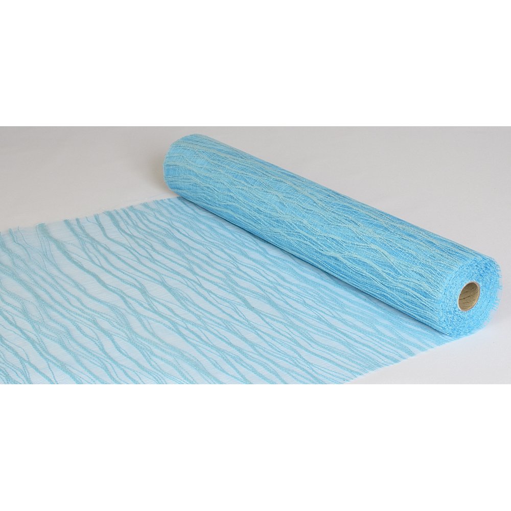 Decowave Matte/Tischläufer hellblau, 53 cm x 9,1 m