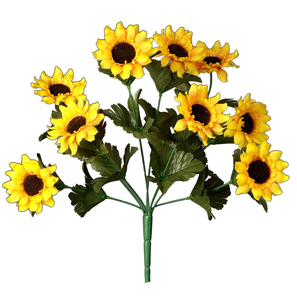Sonnenblumenbusch 9 Blüten, Ø 30 cm