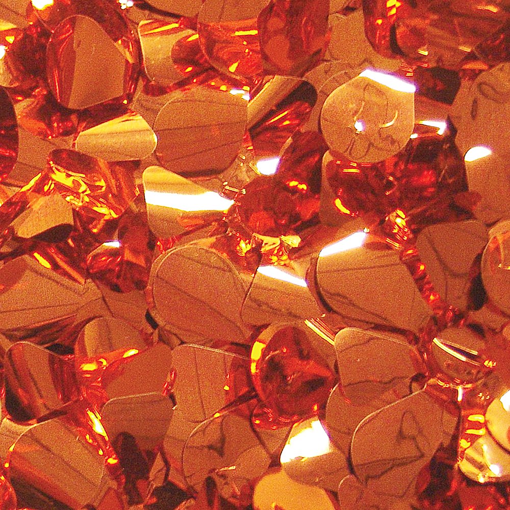 Effektfolie metallic orange, B90 cm, lfmtr.