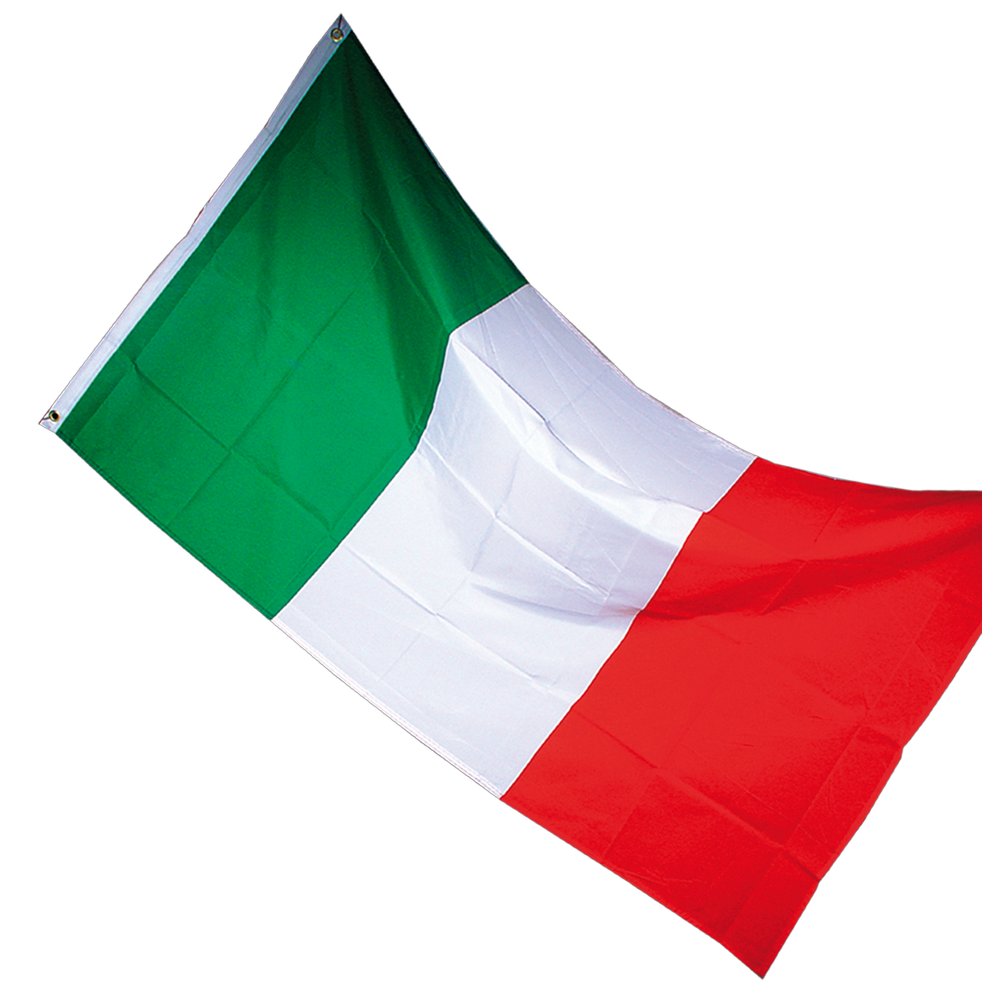 Flagge aus Stoff Italien, 90 x 150 cm