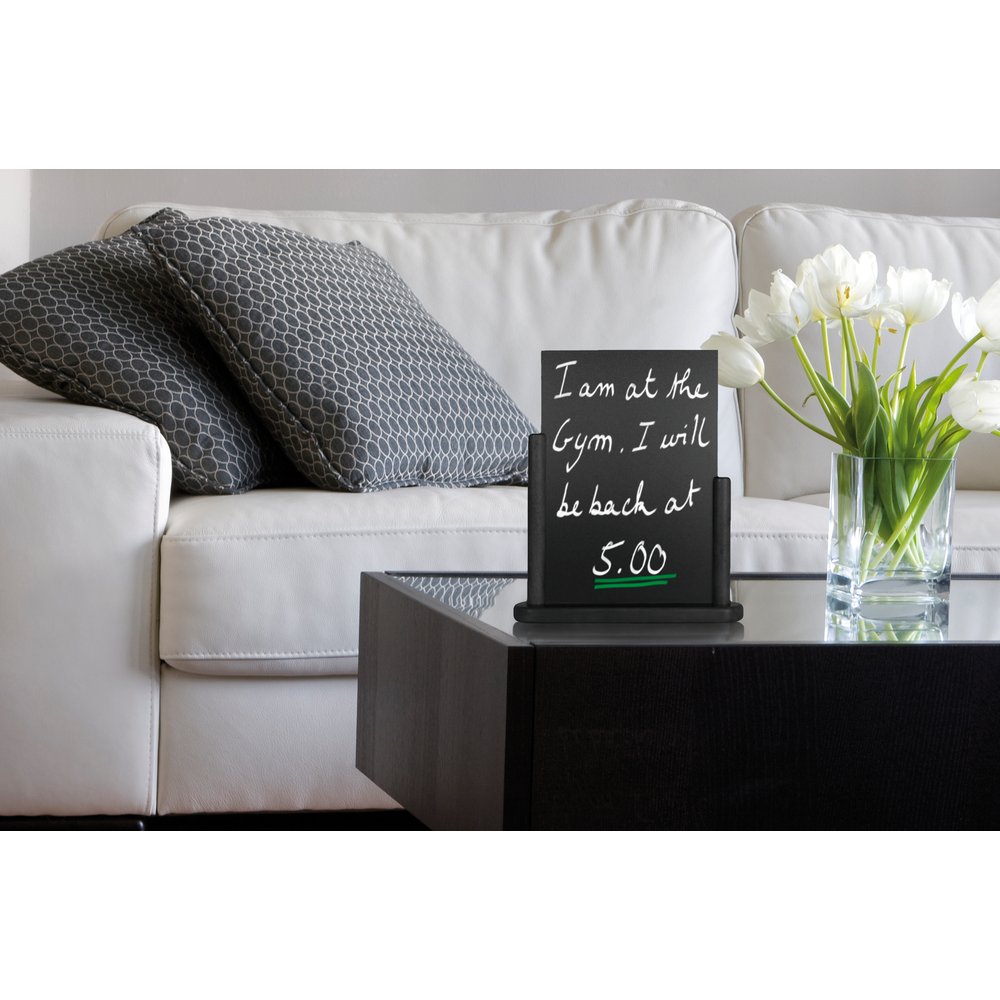 Info-Schiefertafel Elegant schwarz, DIN A6