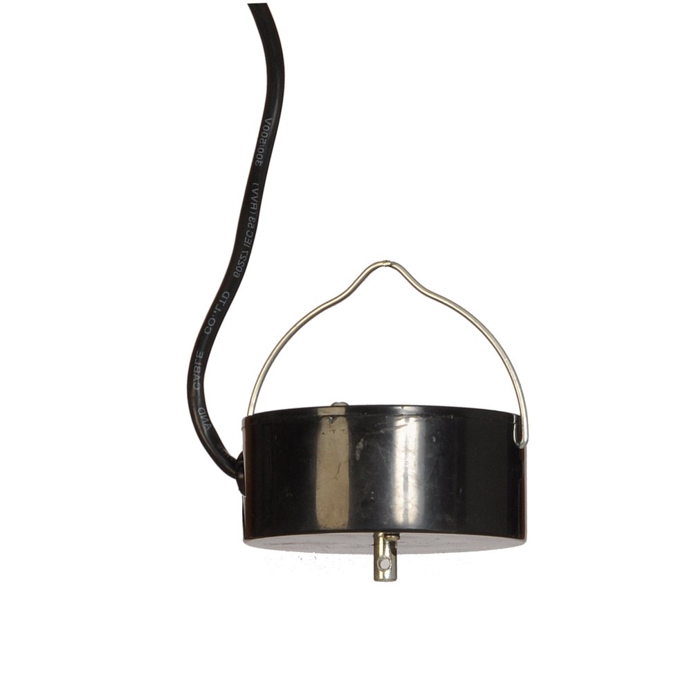 Spiegelkugelmotor elektrisch schwarz, Ø 9 x 9 cm