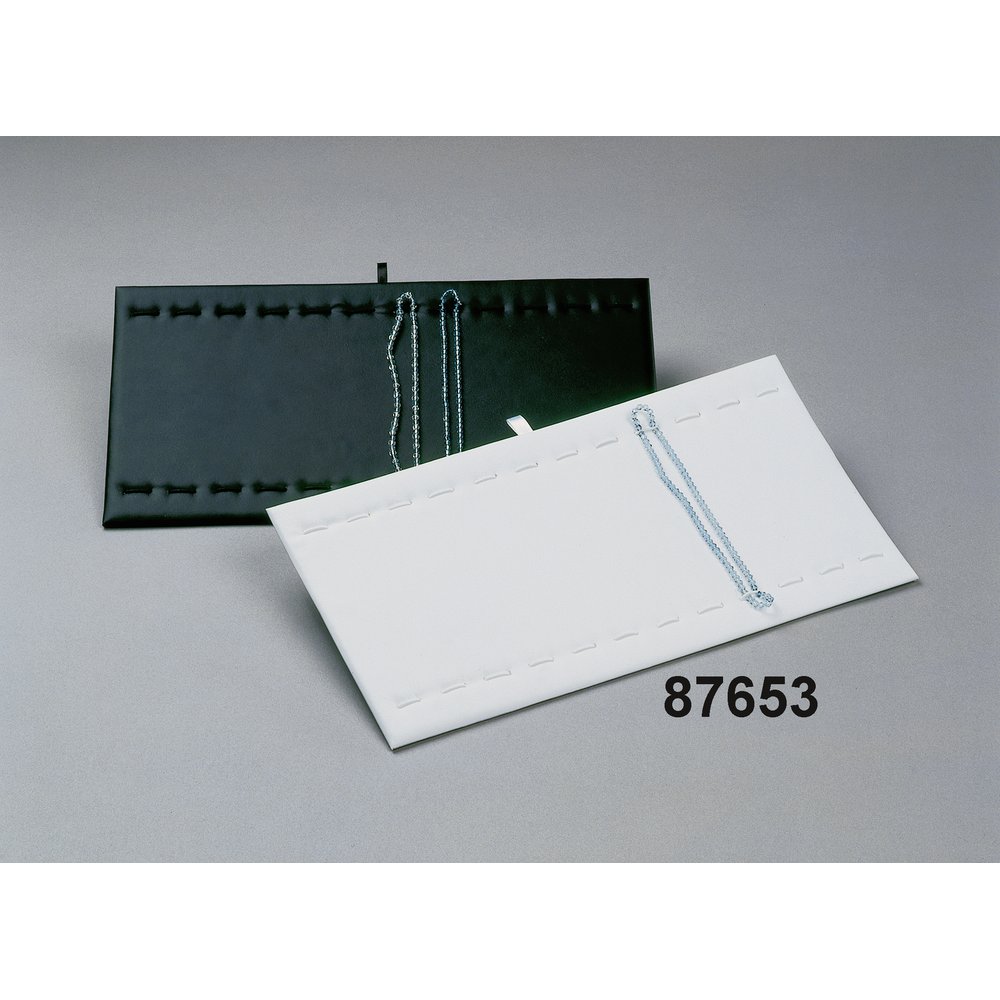 Schmuckeinlage Ketten flach weiß für Schmuckschatullen