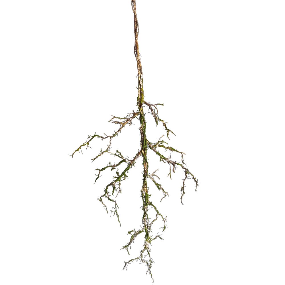 Zweig XL Twig mit Moos natur/grün,40 x 120 cm