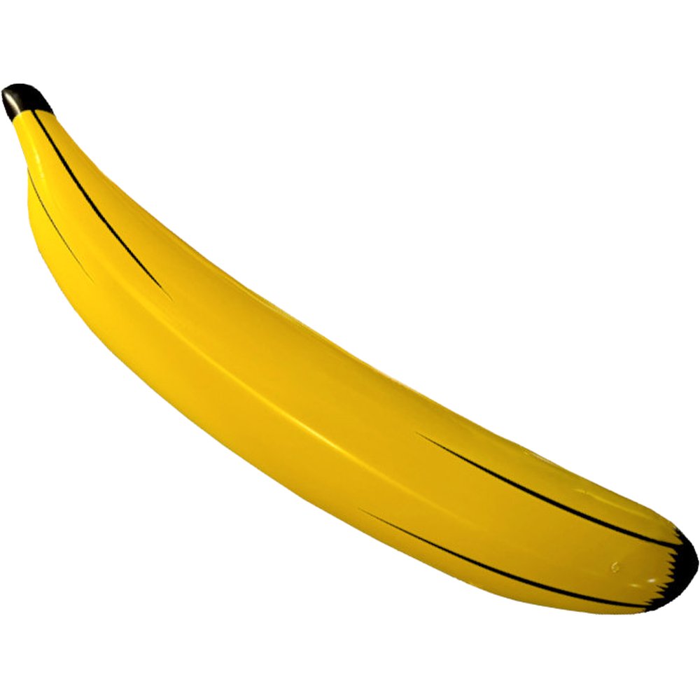 Banane XXL aufblasbar PVC gelb,170 cm