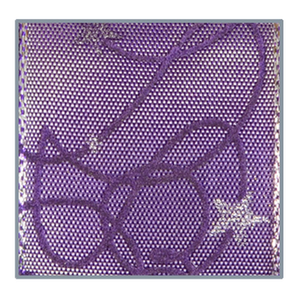 Band Krikelstern violett-silber,  40 mm x 20 m