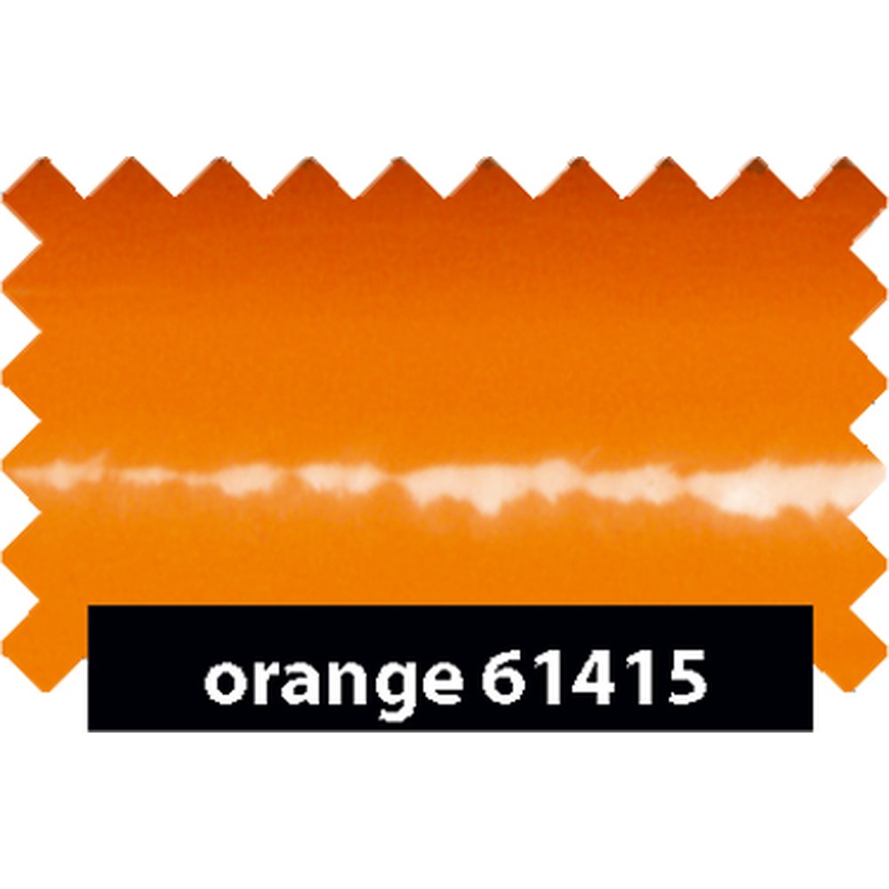 Lackfolie orange, 130 cm breit, doppellagig