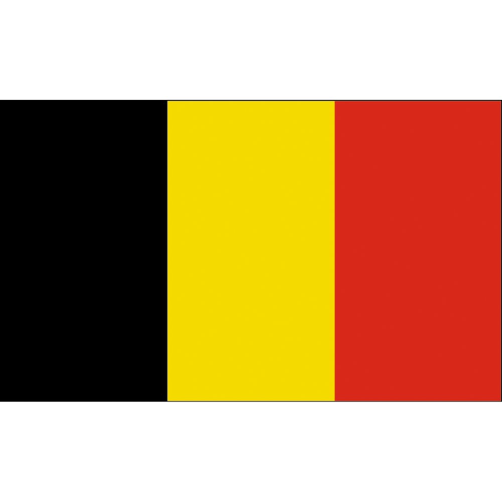 Flagge aus Stoff Belgien, 90 x 150 cm