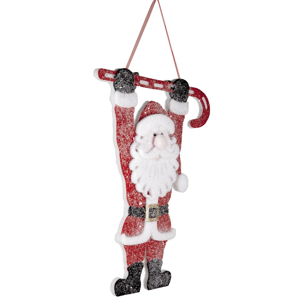 Santa Claus hängend Winterland, 36 x 50 cm