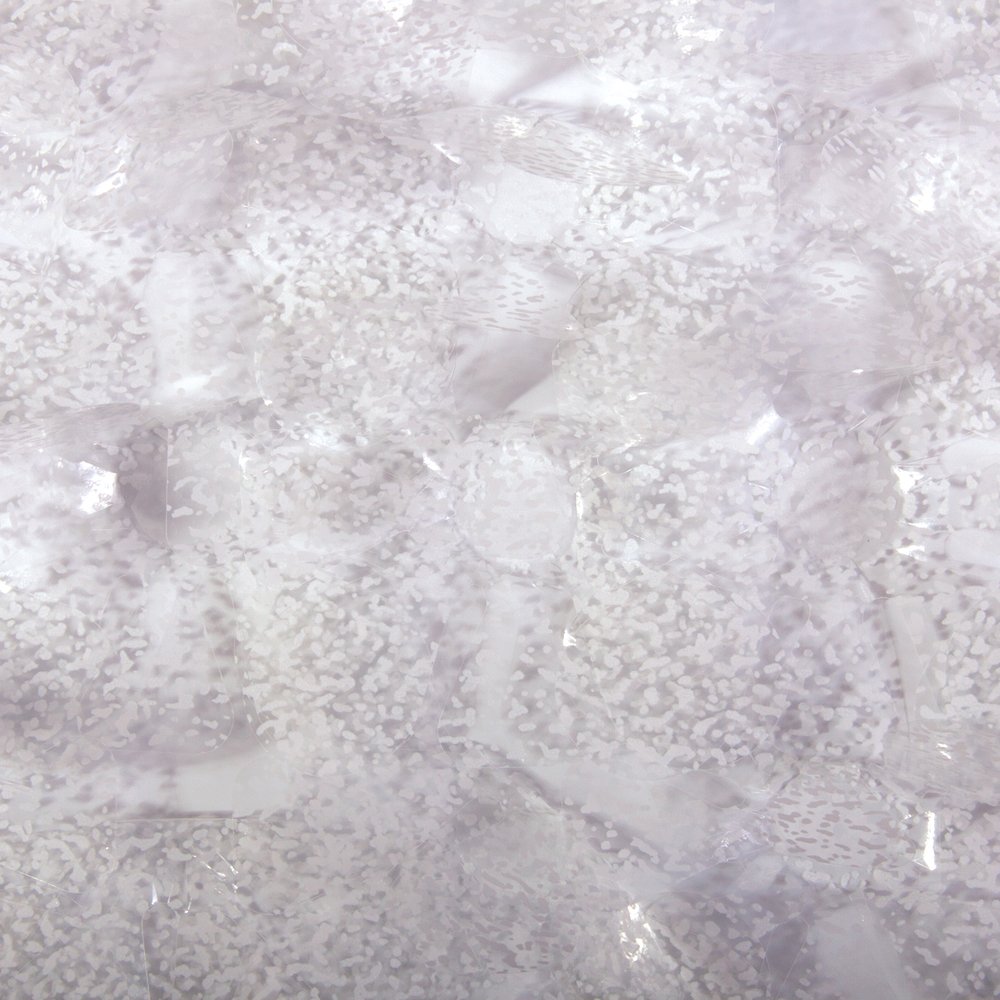 Effektfolie Schnee transparent/weiß, B90 cm, lfmtr