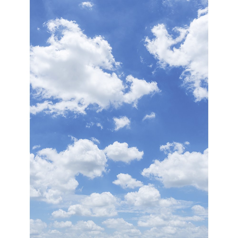 Banner XL Wolken blau/weiß, B 150 x H 200 cm