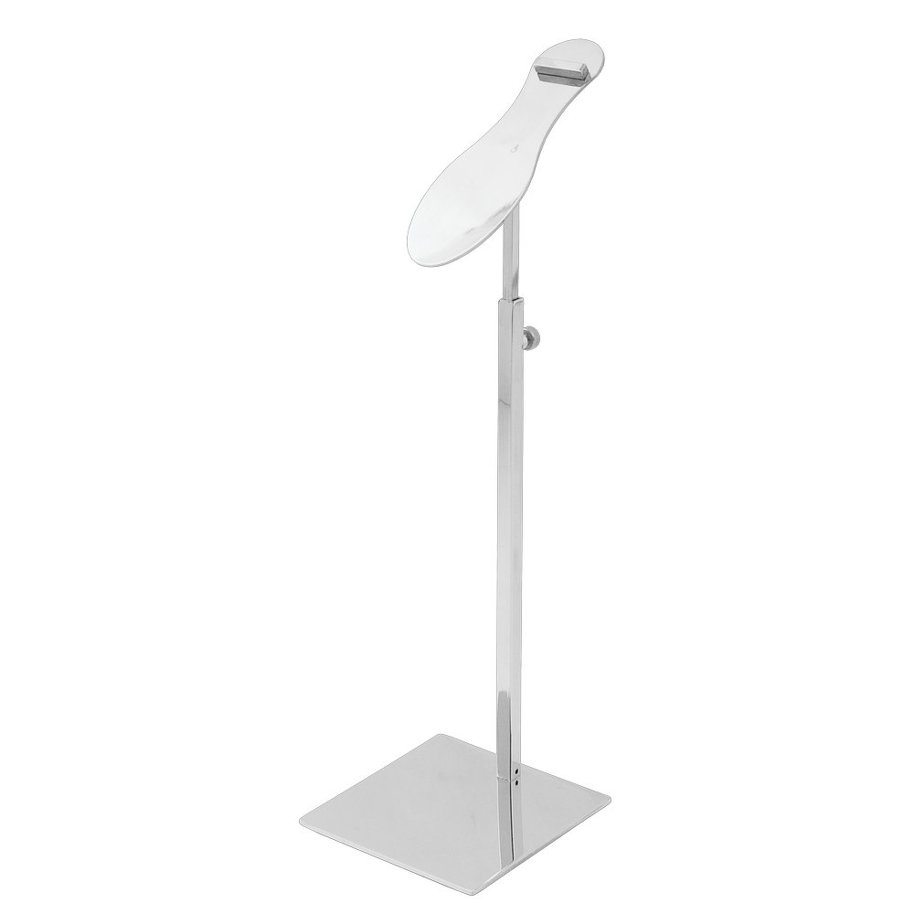 Schuh-Präsenter chrom, H 28-42 cm
