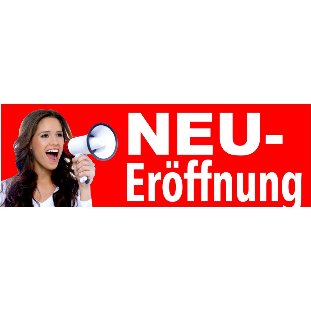 Ankleber Neu-Eröffnung 90 x 30 cm