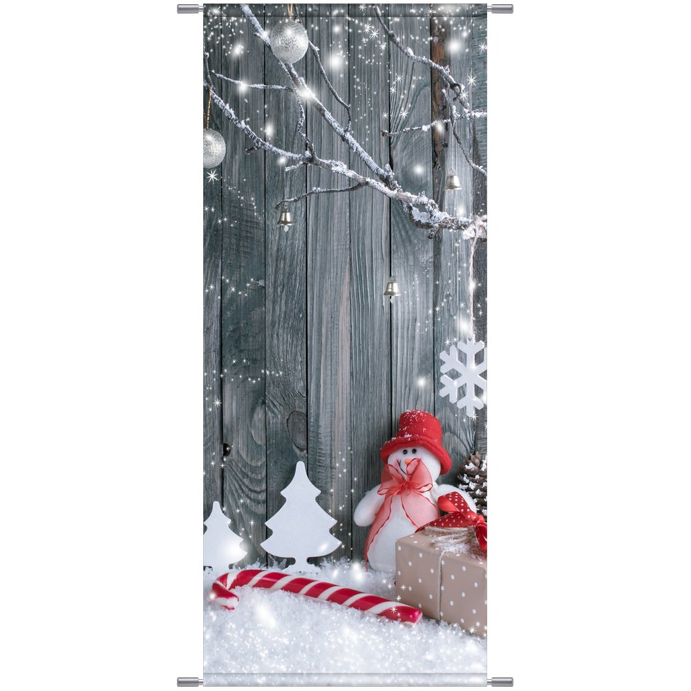 Banner Weihnachtswinterstimmung, 75 x 180 cm