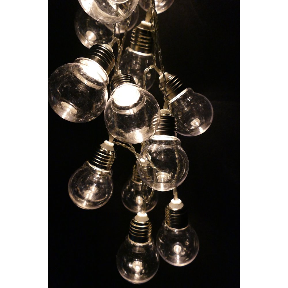 Glühbirnen 20 Stück transparent, 5,1 x 7,8 cm