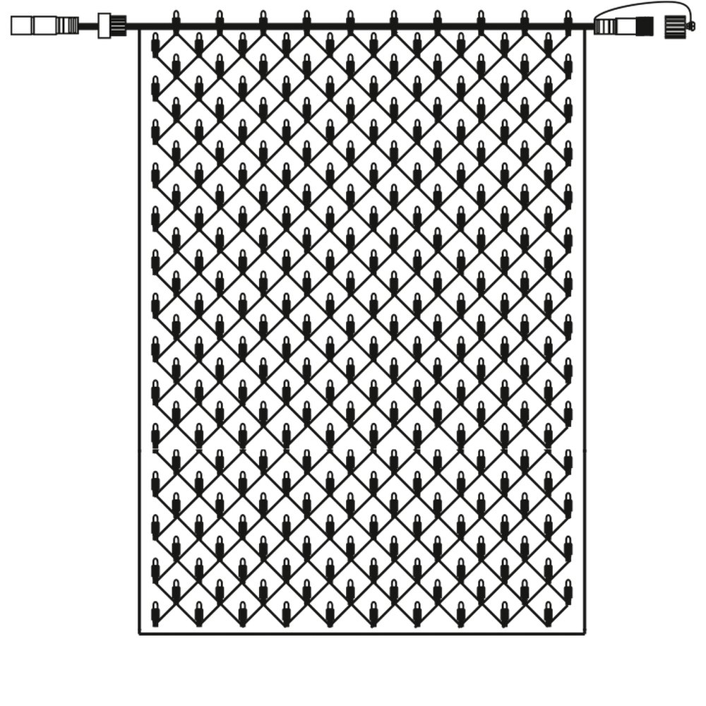 Lichtnetz 320 300LEDs IP67