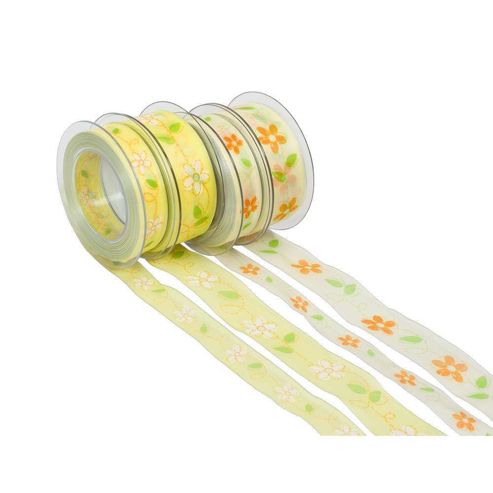 Band Blütenzauber gelb, 25 mm x 20 m