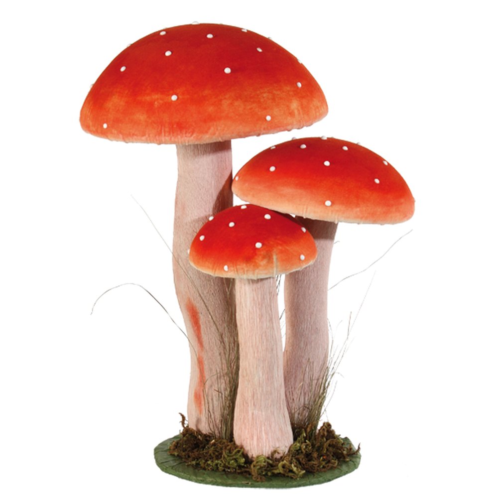 Fliegenpilze x3 extragroß, 36 cm