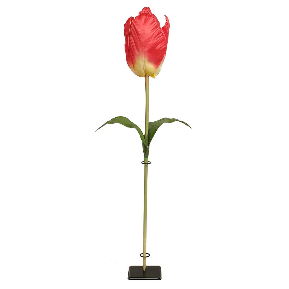 Tulpe XL Blume rot, 135 cm, Ø 20 cm