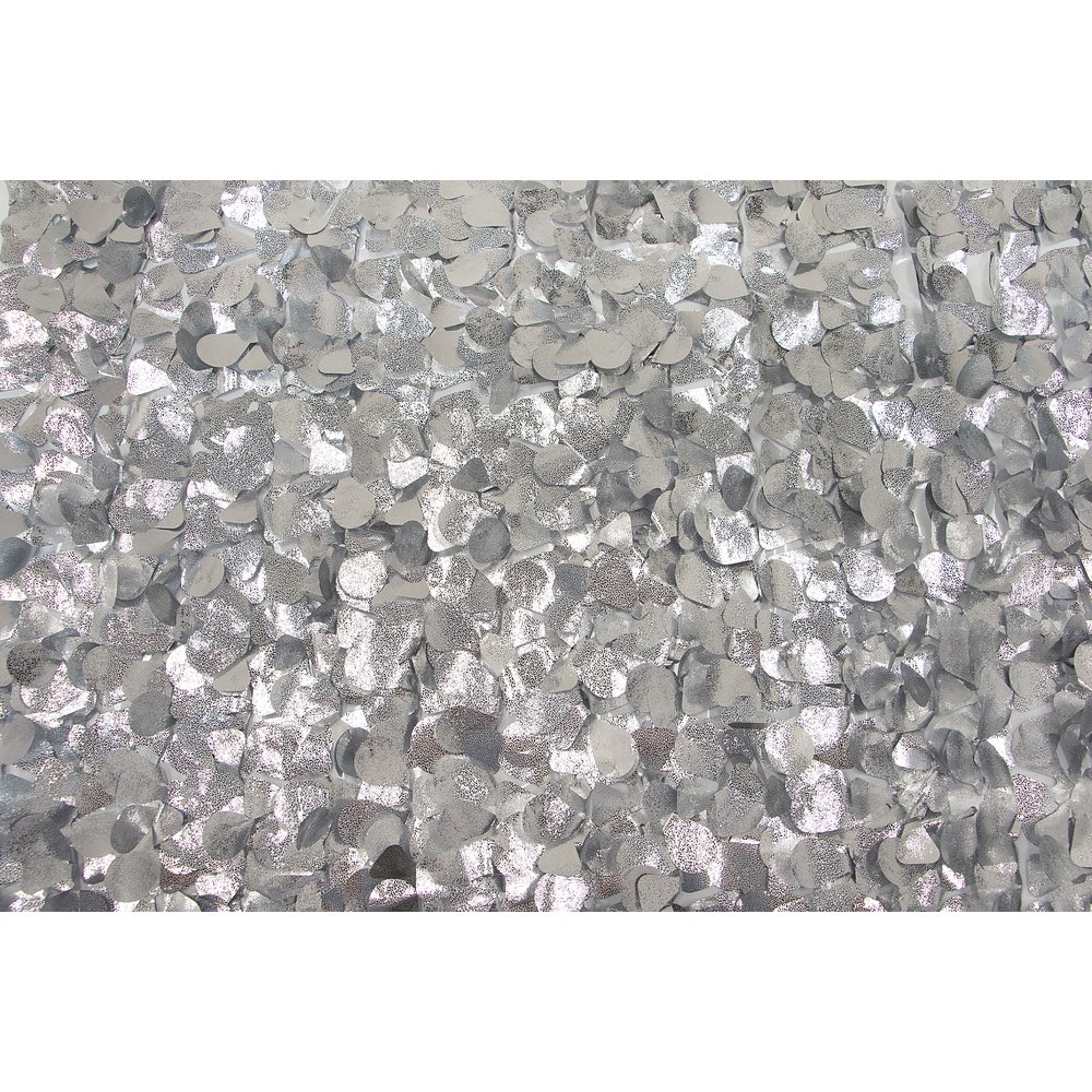 Effektfolie metallic geprägt silber/silber, B90 cm, lfmtr.