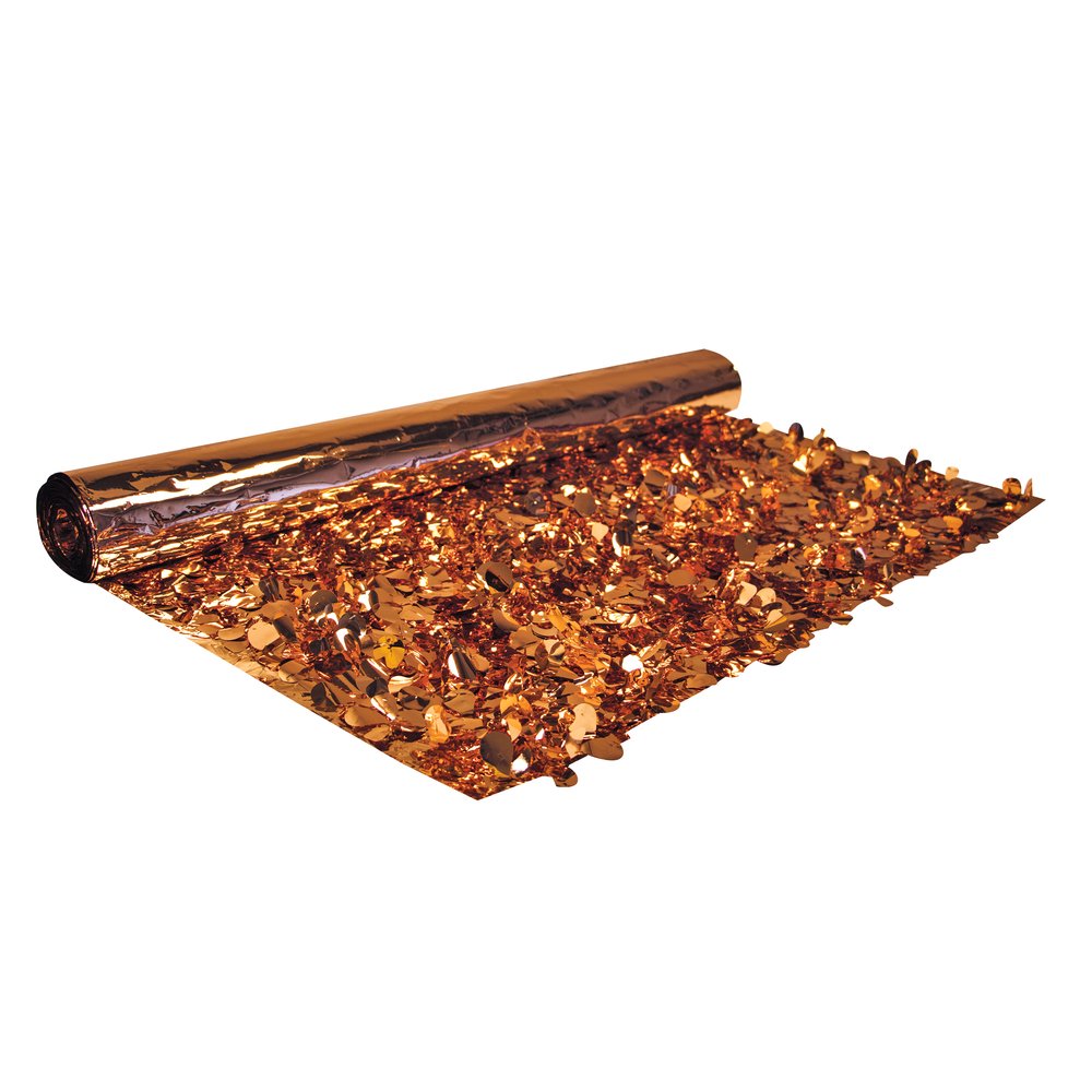 Effektfolie metallic kupfer, B90 cm, lfmtr.