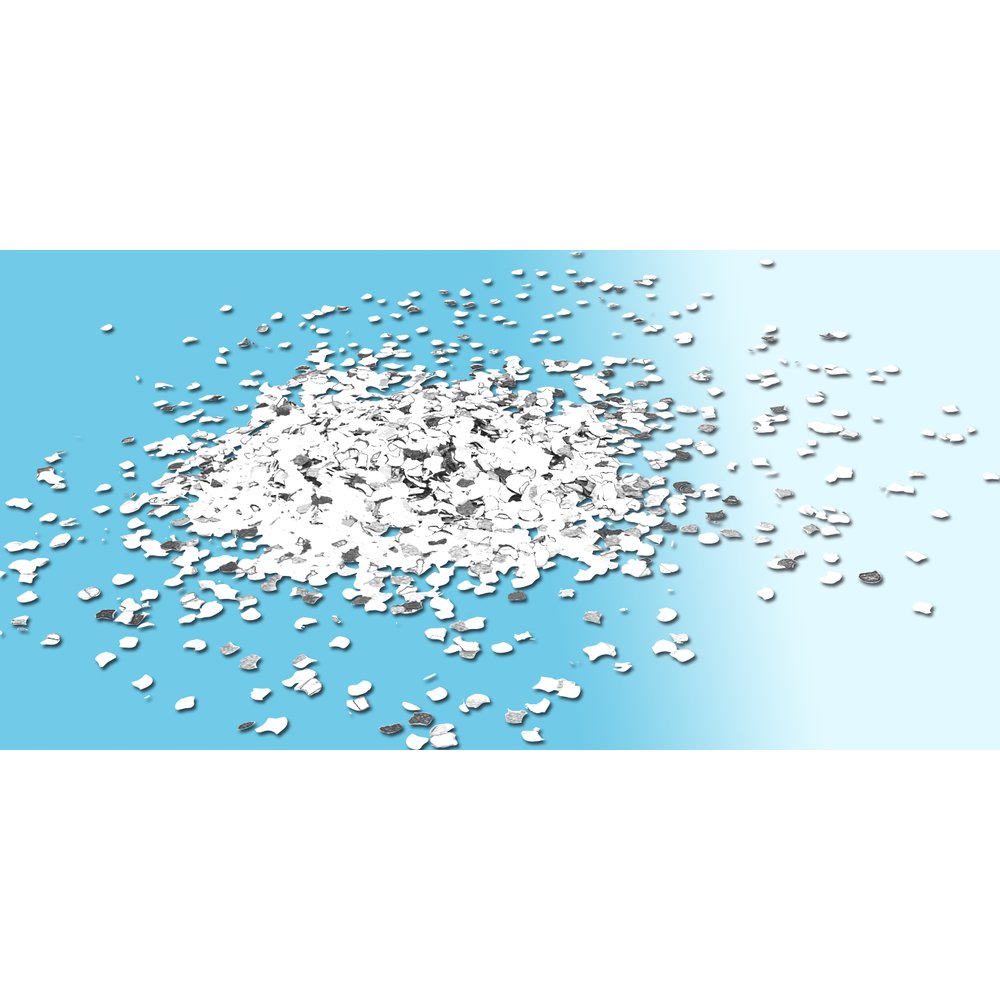 Papier-Konfetti weiß, 10 kg