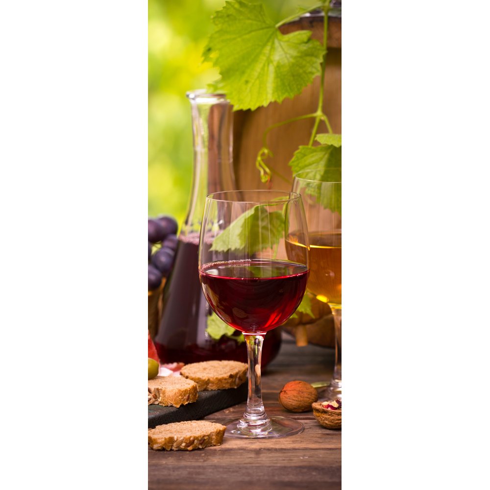 Banner Wein rot-weiß, 75 x 180 cm