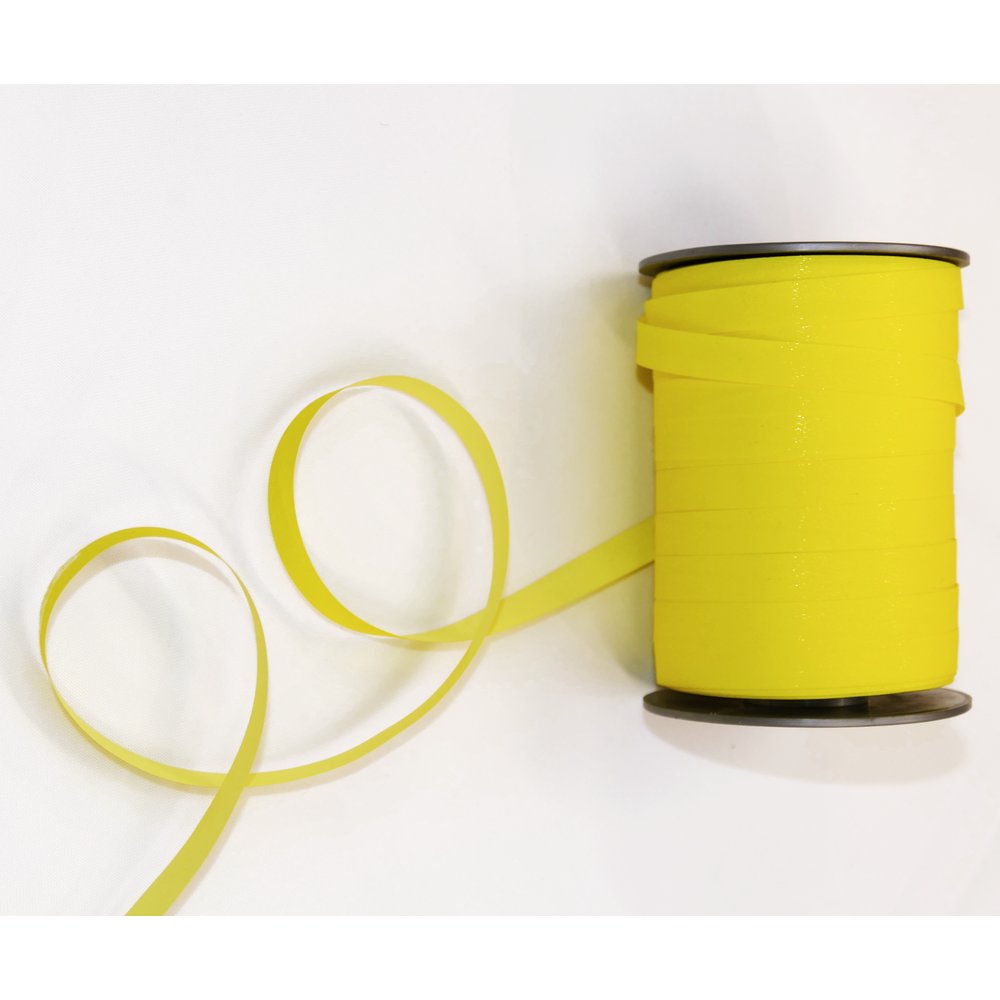 Ringelband Bicolour/zweifarbig gelb-hellgelb, 10 mm x 200 m