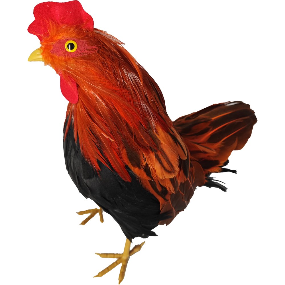 Huhn Natural bunt,H 28 cm