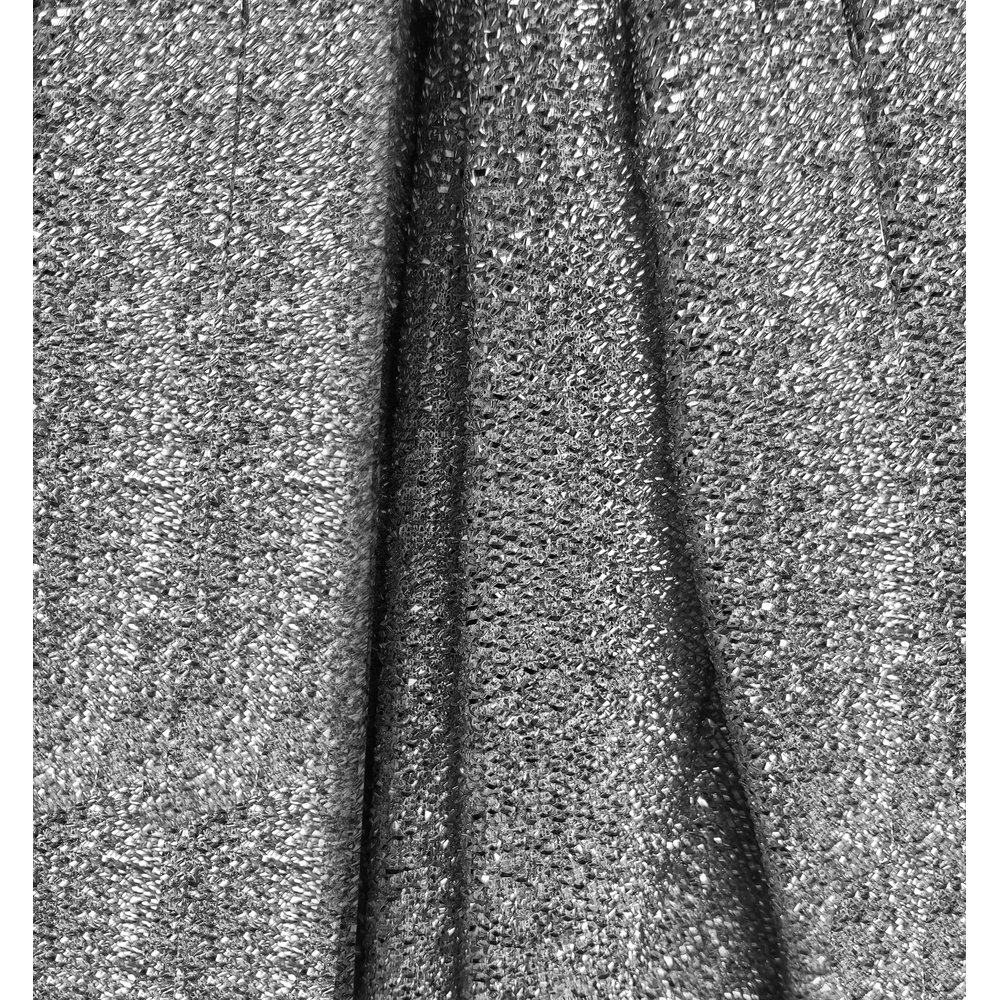 Lurex-Stretchstoff Glamour silber, 150cm breit