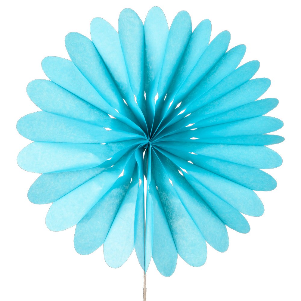 Faltrosette Paper B1 dunkeltürkis, Ø 150 cm