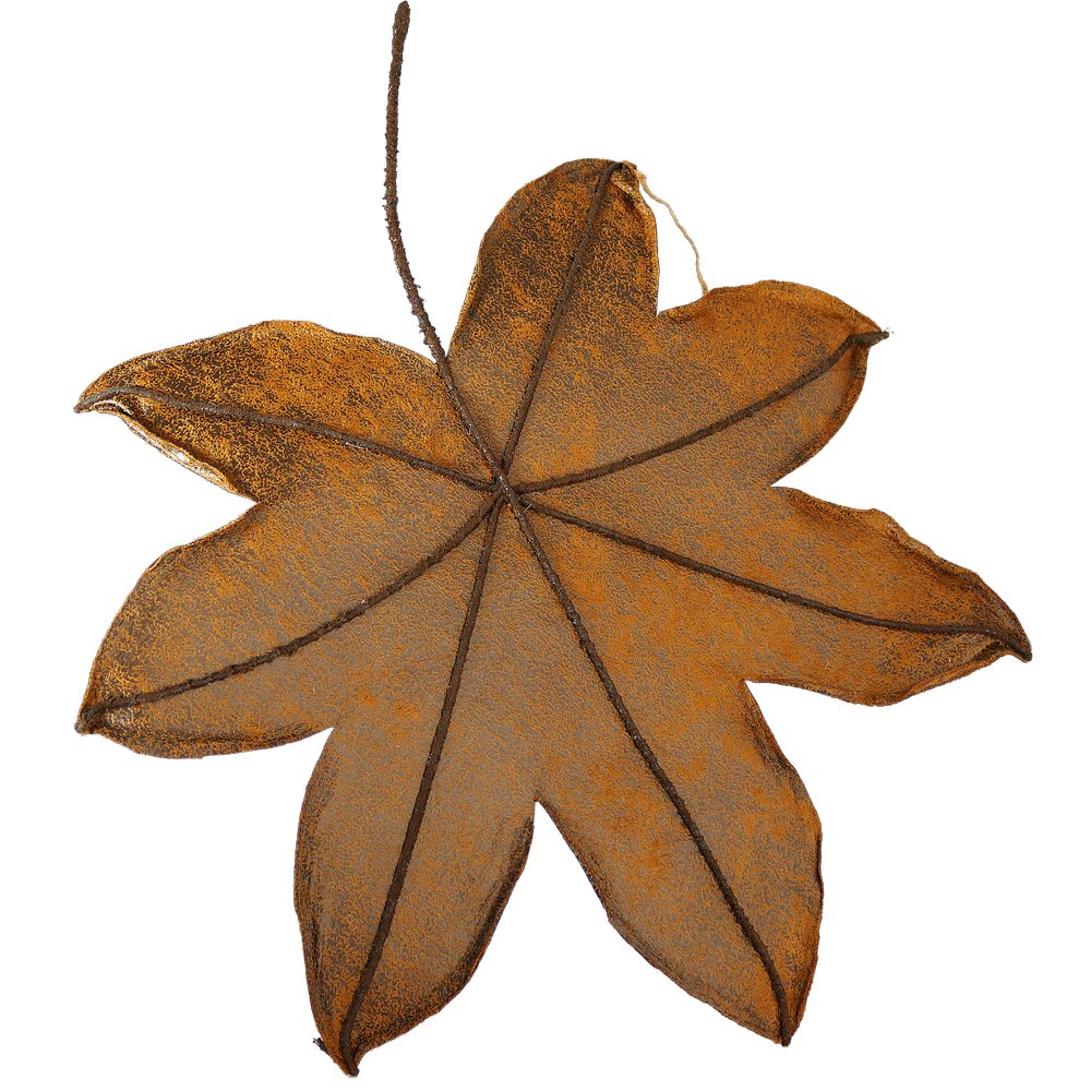 Blatt Lederoptik/Vintage, 30 cm