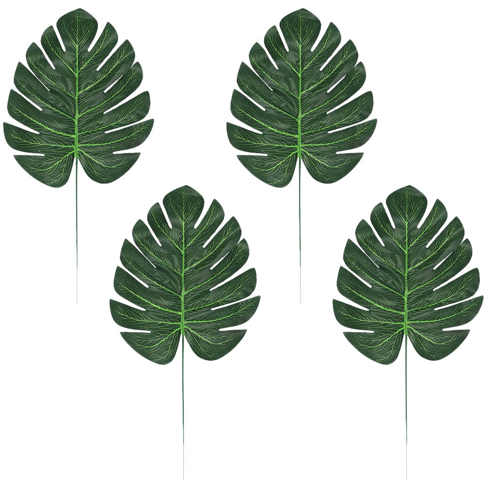 Palmblätter Exotic 4er Satz grün,